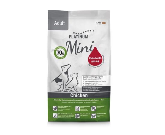 PLATINUM ADULT CHICKEN MINI - SEMI-MOIST DOG FOOD - 900G
