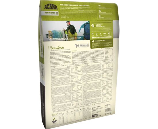 ACANA DOG TF REGIONALS GRASSLANDS 11.4 KG ADULT DUCK, EGG, FISH, LAMB