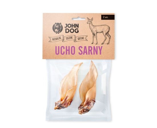 JOHN DOG ROE DEER EAR - DOG TREAT - 2