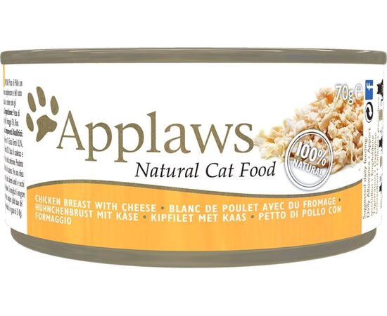 APPLAWS NATURAL CAT FOOD CHICKEN WITH CHEESE - WET CAT FOOD - 70G