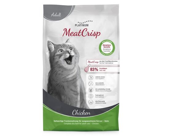 PLATINUM MEATCRISP ADULT CHICKEN - DRY CAT FOOD - 3KG