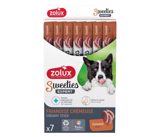 ZOLUX SWEETIES WITH DUCK - DOG TREAT - 7X14G