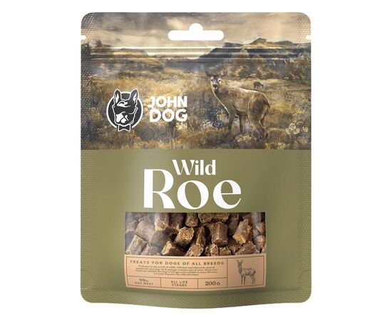 JOHN DOG WILD ROE - DOG TREAT - 200G