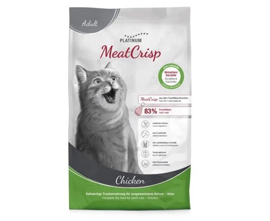 PLATINUM MEATCRISP ADULT CHICKEN - DRY CAT FOOD - 1,5KG