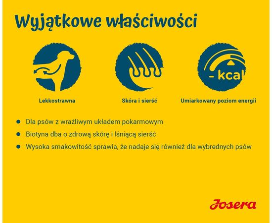 JOSERA ADULT SENSIPLUS - DRY DOG FOOD - 12,5 KG