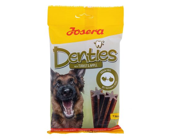 JOSERA DENTIES TURKEY WITH APPLE - DOG TREAT - 180G