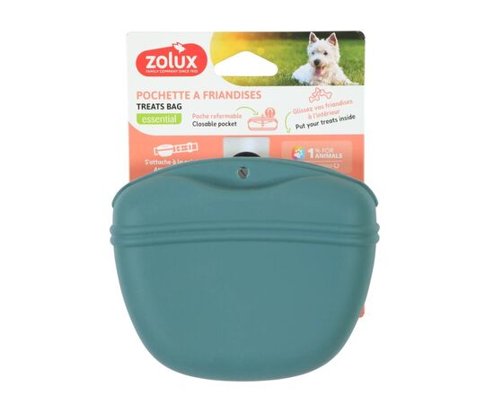 ZOLUX TREAT POUCH FOR DOG - BLUE