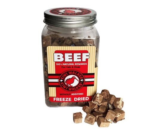 JOHN DOG KIWI WALKER FREEZE-DRIED TREATS BEEF - TREAT FOR DOG AND CAT - 40G