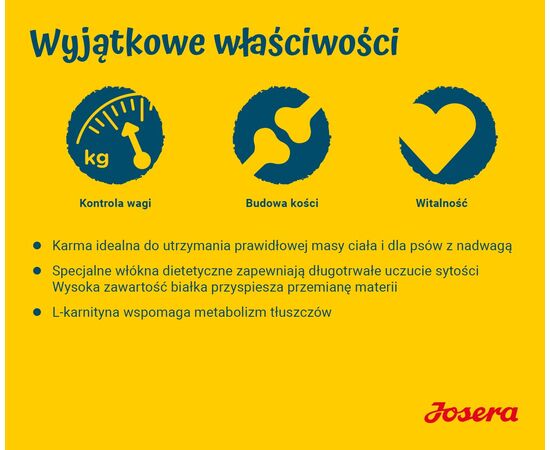 JOSERA LIGHT & VITAL - DRY DOG FOOD - 12,5 KG