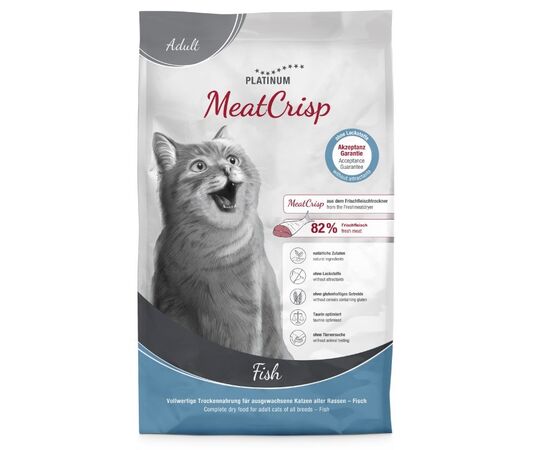 PLATINUM MEATCRISP ADULT FISH - DRY CAT FOOD - 3KG