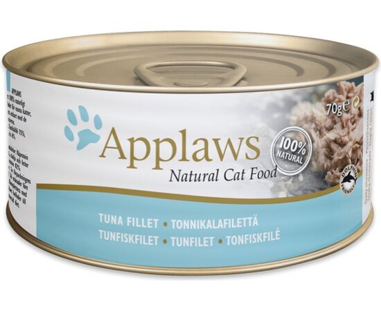 APPLAWS NATURAL CAT FOOD TUNA FILLET - WET CAT FOOD - 70G