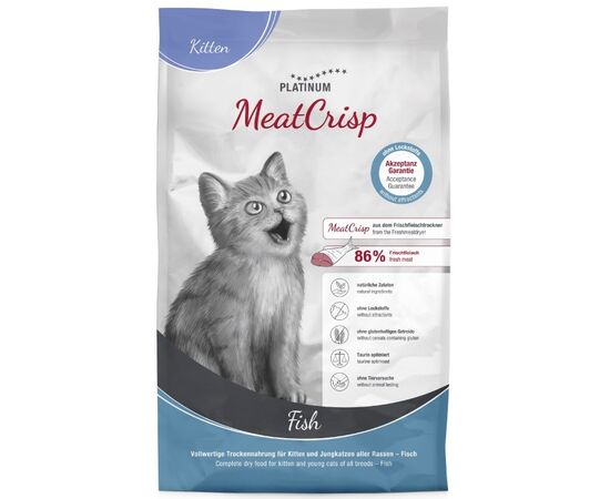 PLATINUM MEATCRISP KITTEN FISH - DRY CAT FOOD - 3KG