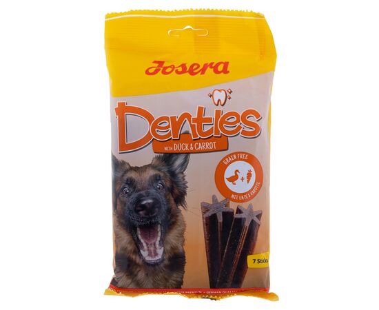 JOSERA DENTIES DUCK WITH CARROT - DOG TREAT - 180G