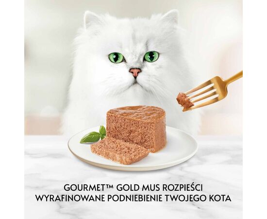 PURINA NESTLE PURINA GOURMET GOLD MOUSSE WITH SALMON - WET CAT FOOD - 85G
