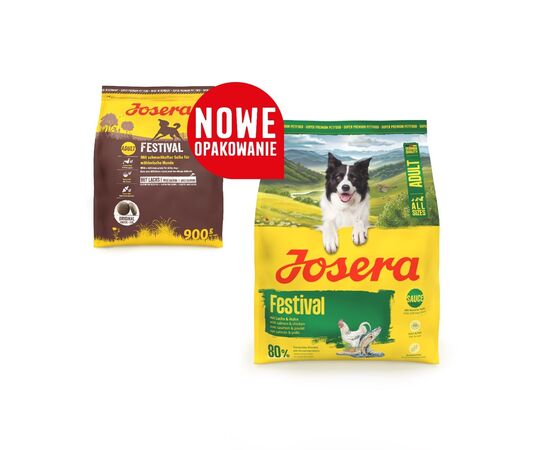 JOSERA ADULT FESTIVAL SALMON & CHICKEN - DRY DOG FOOD - 900G