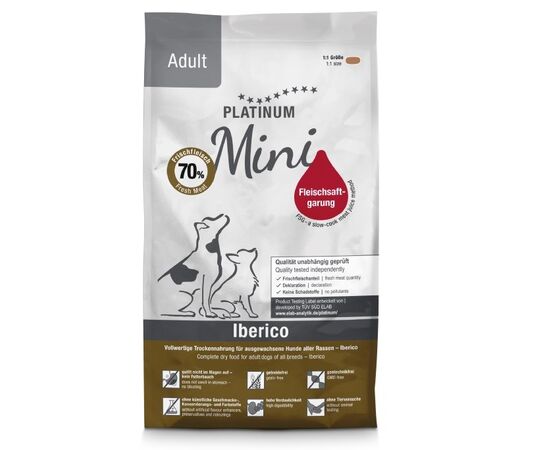 PLATINUM ADULT IBERICO MINI - SEMI-MOIST DOG FOOD - 900G