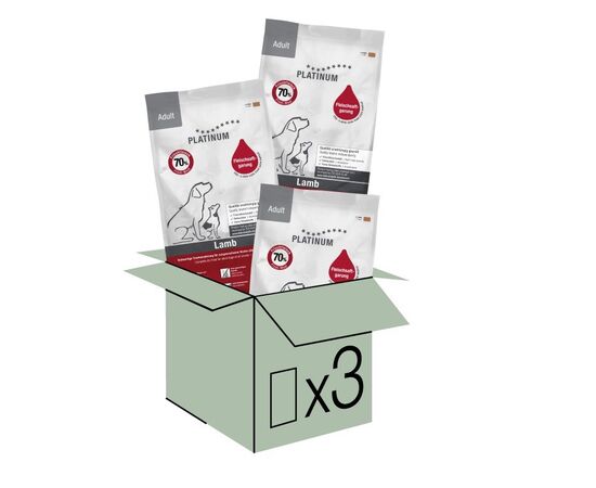 PLATINUM ADULT LAMB - SEMI-MOIST DOG FOOD - 15KG