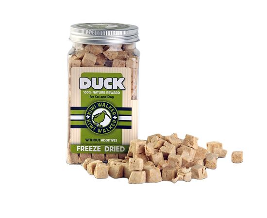 JOHN DOG KIWI WALKER FREEZE-DRIED TREATS DUCK - TREAT FOR DOG AND CAT - 80G