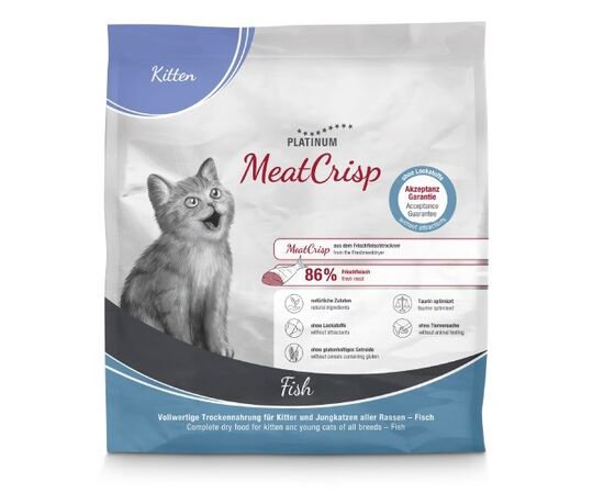 PLATINUM MEATCRISP KITTEN FISH - DRY CAT FOOD - 400G