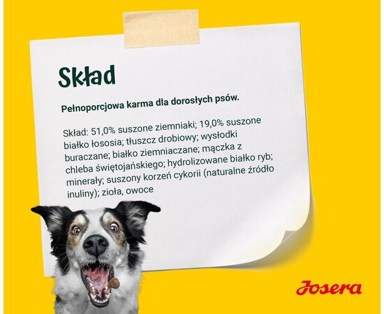 JOSERA SALMON WITH POTATOES - DRY DOG FOOD - 12,5 KG