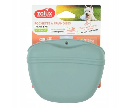 ZOLUX TREAT POUCH FOR DOG - GREEN