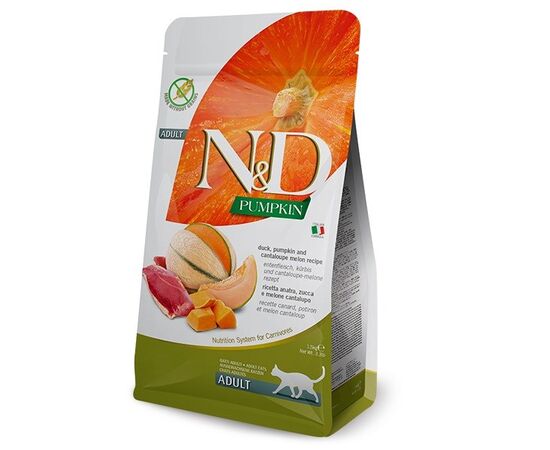 FARMINA N&D PUMPKIN DUCK AND CANTALOUPE ADULT - DRY CAT FOOD - 50G