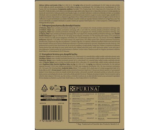 PURINA NESTLE PURINA GOURMET GOLD MUS 96X85G