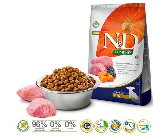FARMINA N&D PUMPKIN MINI PUPPY - DRY DOG FOOD - 2,5 KG