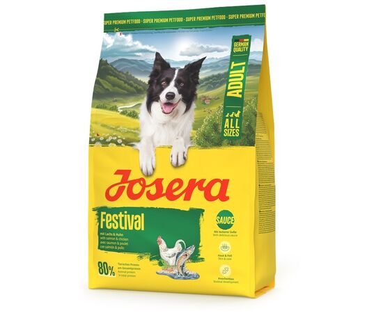 JOSERA ADULT FESTIVAL SALMON & CHICKEN - DRY DOG FOOD - 900G