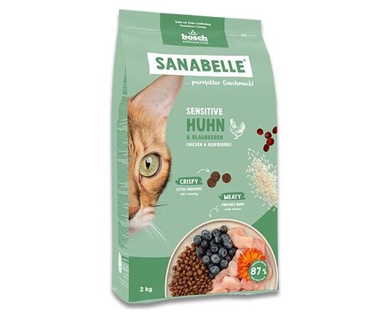BOSCH SANABELLE SENSITIVE WITH CHICKEN - DRY CAT FOOD - 2KG