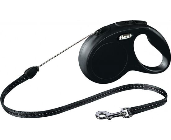 FLEXI NEW CLASSIC 5 M BLACK DOG RETRACTABLE LEAD