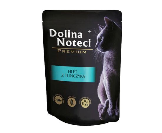 DOLINA NOTECI PREMIUM TUNA FILLET IN SAUCE - WET CAT FOOD - 85 G