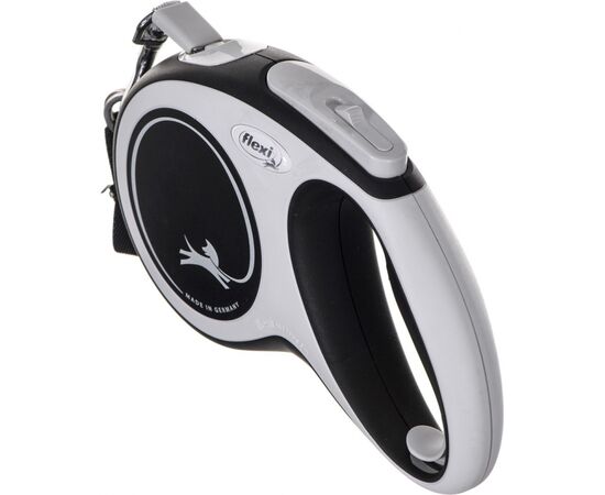 FLEXI NEW COMFORT M TAPE 5 M BLACK DOG RETRACTABLE LEAD