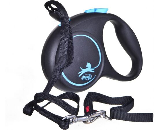 FLEXI BLACK DESIGN S 5 M DOG RETRACTABLE LEAD
