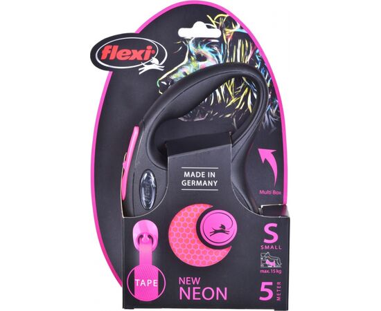 FLEXI NEW NEON S 5 M DOG RETRACTABLE LEAD