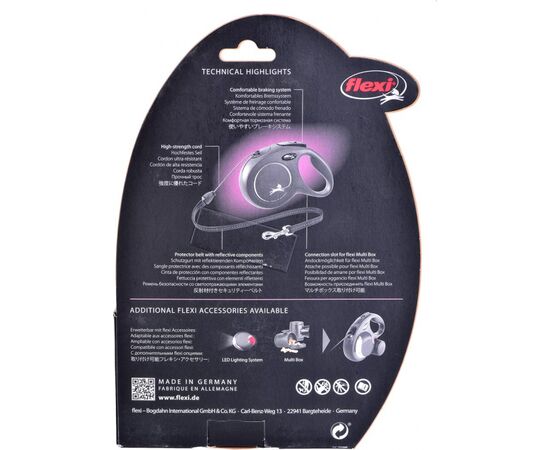 FLEXI NEW CLASSIC M 8 M DOG RETRACTABLE LEAD