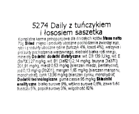 ALMO NATURE DAILY TUNA WITH SALMON 70 G