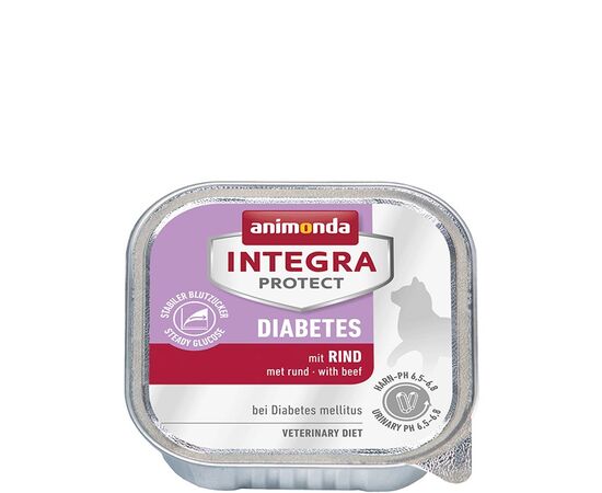 ANIMONDA INTEGRA PROTECT DIABETES FOR CATS FLAVOUR: BEEF - 100G