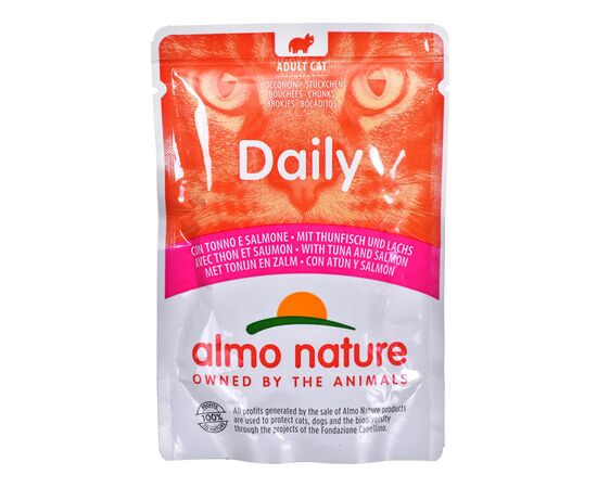 ALMO NATURE DAILY TUNA WITH SALMON 70 G