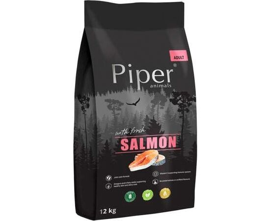 DOLINA NOTECI PIPER ANIMALS WITH SALMON - DRY DOG FOOD - 12 KG