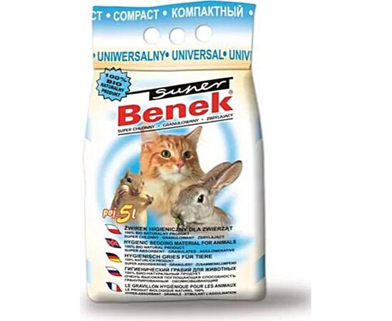 CERTECH SUPER BENEK UNIVERSAL COMPACT - CAT LITTER CLUMPING 5 L