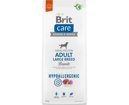 BRIT CARE HYPOALLERGENIC ADULT LARGE BREED LAMB - DRY DOG FOOD - 12 KG