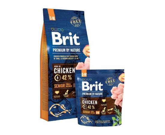 BRIT PREMIUM BY NATURE S+M SENIOR 8KG