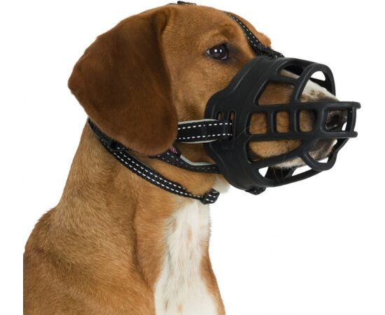 TRIXIE MUZZLE FOR DOG - SIZE M-L - BLACK