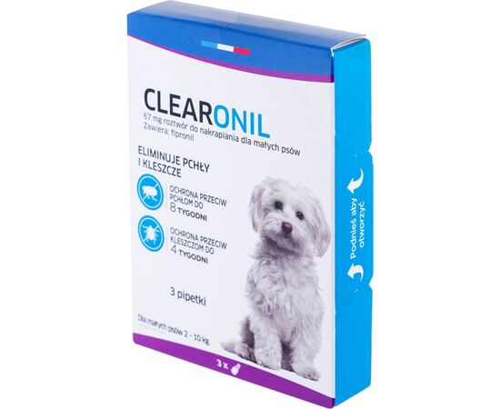 FRANCODEX CLEARONIL DLA MAŁYCH PSÓW (2-10 KG) - 67 MG X 3