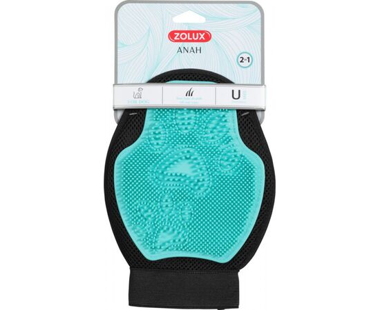 ZOLUX ANAH 2-IN-1 DOUBLE-SIDED GROOMING GLOVE