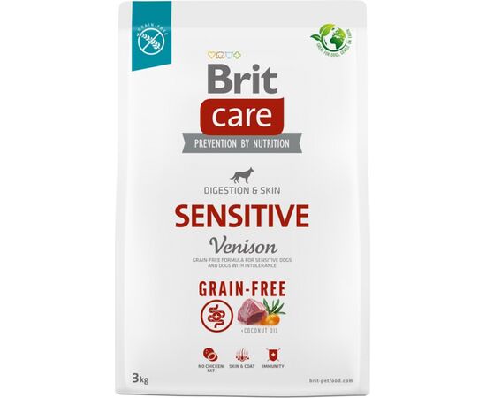 BRIT CARE GRAIN-FREE SENSITIVE VENISON 3KG DOG