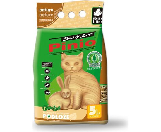 CERTECH CAT LITTER SUPER PINIO NATURAL 5 L - WOODEN CAT LITTER