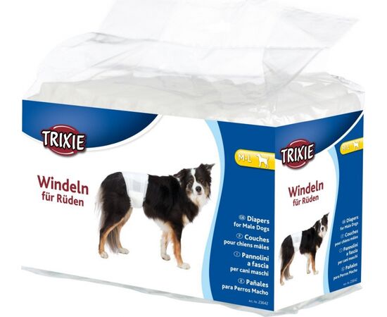 TRIXIE NAPPIES FOR DOGS M-L 46-60 CM 12 PCS/PACK