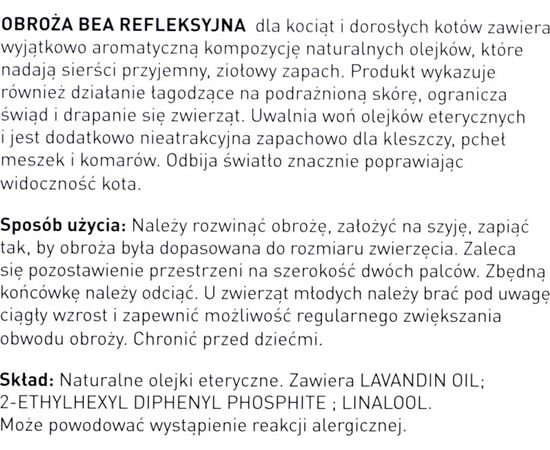 BEAPHAR TICK COLLAR FOR CATS - 35 CM